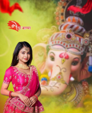Happy Ganesh Chaturthi Picsart Cb Editing Background Girl