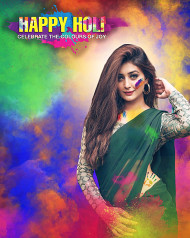 Happy Holi Cb Editing Background With girl