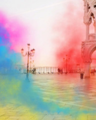 Happy holi color editing background