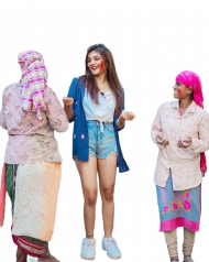 Happy Holi Girl PNG free download