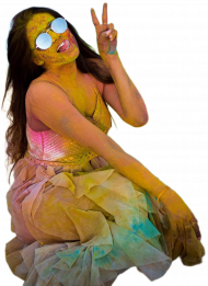 Happy Holi Girl PNG Full HD Download free