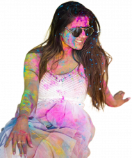 Happy Holi Girl PNG Full HD Download free (17)