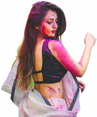 Happy Holi Girl PNG Full HD Download free (22)