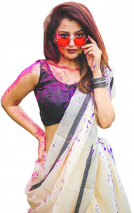 Happy Holi Girl PNG Full HD Download free