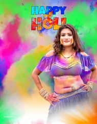 Happy holi girls hd editing backgrounds