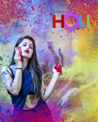 Happy Holi Special Photo Editing Background With Girl