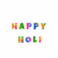 Happy holi text png