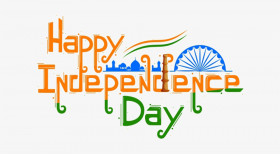 Happy independence day text png