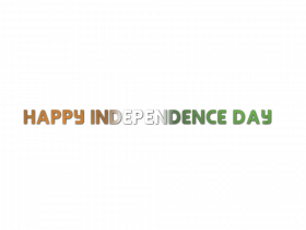 Happy independence day text png image (2)