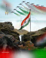 Happy Independence day Tiranga Background Free
