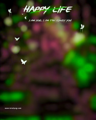 Happy life cb editing background