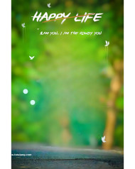 Happy life cb editing background photoshop