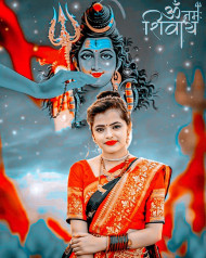 Happy maha shivratri cb editing background