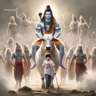 Happy Mahashivratri Ai Image Wallpaper 4k