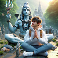 Happy Mahashivratri Ai Image Wallpaper Download free