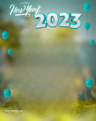 Happy new year 2023 editing background