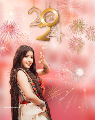 Happy New Year 2024 CB Editing Background HD Download free