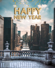 Happy new year 2024 editing background