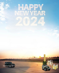 Happy new year 2024 hd editing background
