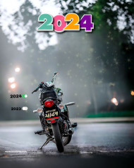 Happy New Year 2024 photo Editing Background 4k