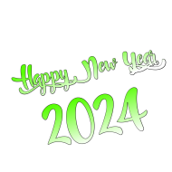 Happy new year 2024 png Transparent