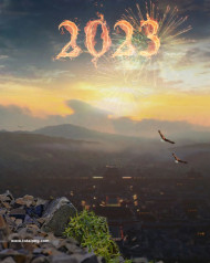 Happy new year background 2023