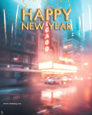 happy new year background hd