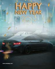 Happy new year editing background free
