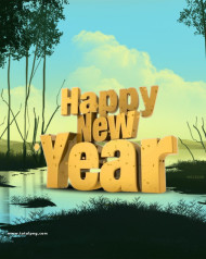 Happy new year photo editing background