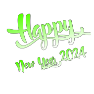 Happy New Year PNG Text Free Download