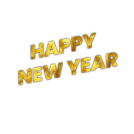 HAPPY NEW YEAR  TEXT PNG DOWNLOAD FREE