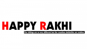 Happy Rakhi text Transparent Background Png