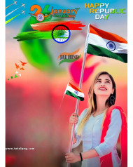 Happy republic day photoshop cb editing background