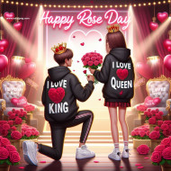 Happy Rose Day AI Photo Editing Image 2024
