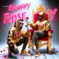 Happy Rose Day AI Photo Image Prompt 2024