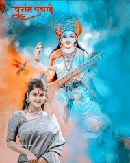 Happy saraswati puja cb editing background
