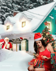 Hd christmas editing background