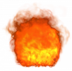 Hd explosion transparent background