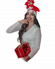 Hd Girl Santa PNG Transparent Images Free