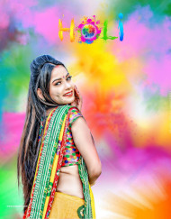 Hd holi girl editing background free