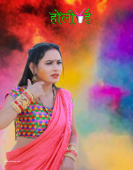 Hd holi girl editing background free