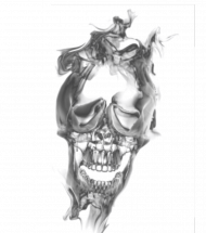 Hd skull smoke png