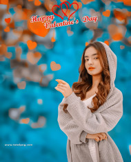 Hd valentine's day editing background