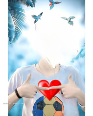 Head cut love cb background