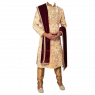 Headcut man wearing wedding dress png (3)