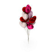Heart Balloon Bouquet PNG Transparent Images Free Download