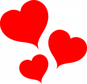 Heart shape transparent background