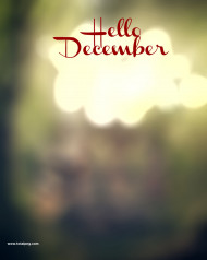 Hello descember editing background