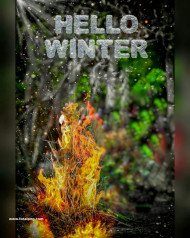 Hello winter photoshop cb background
