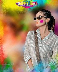 Holi Background With Anushka Full Hd